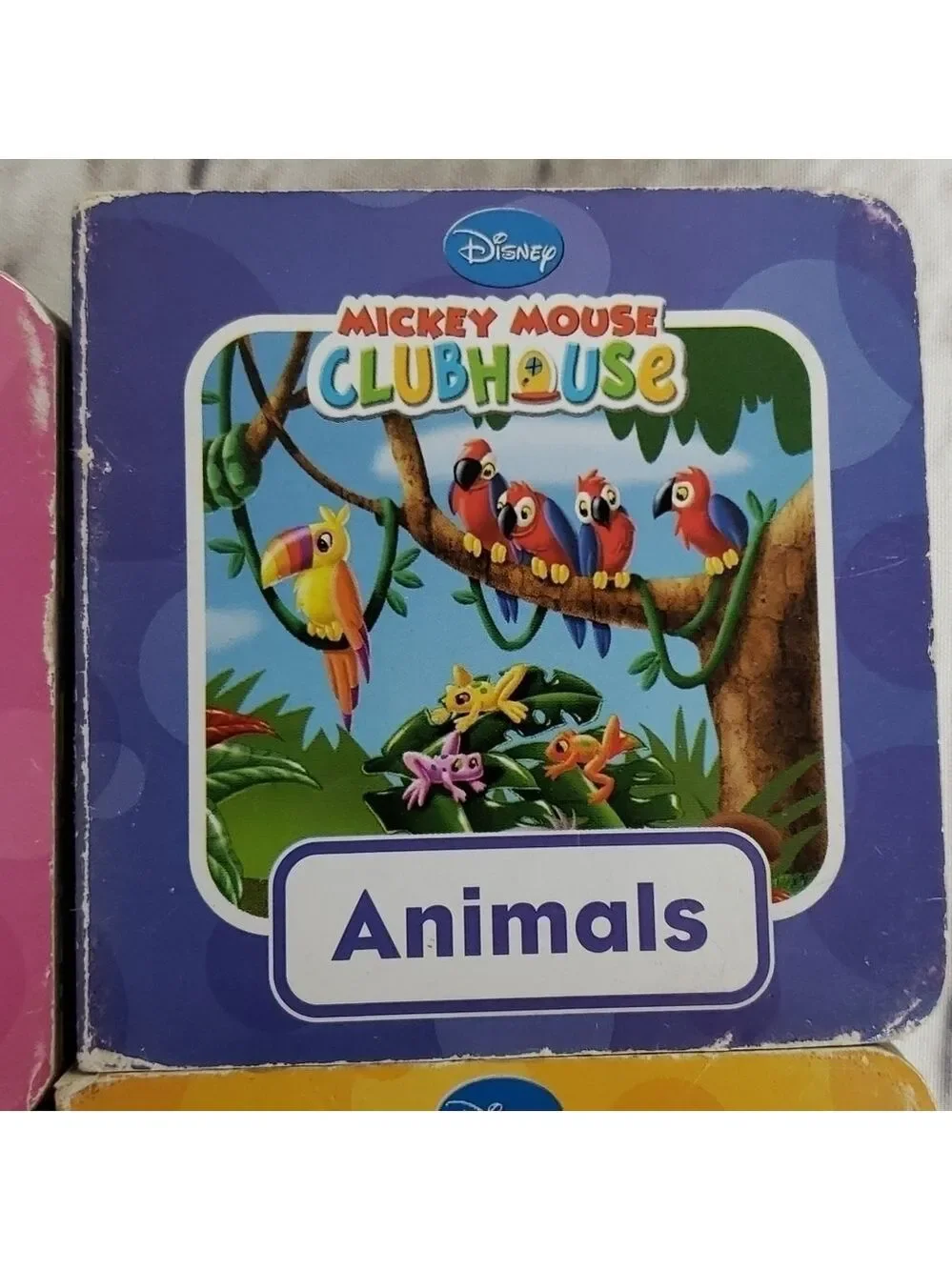 DISNEY Mickey Mouse Clubhouse Chubby First Baby Learning Book Set VGUC